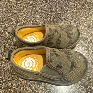 Livie & Luca Kids Slip-On Shoes - Olive Green